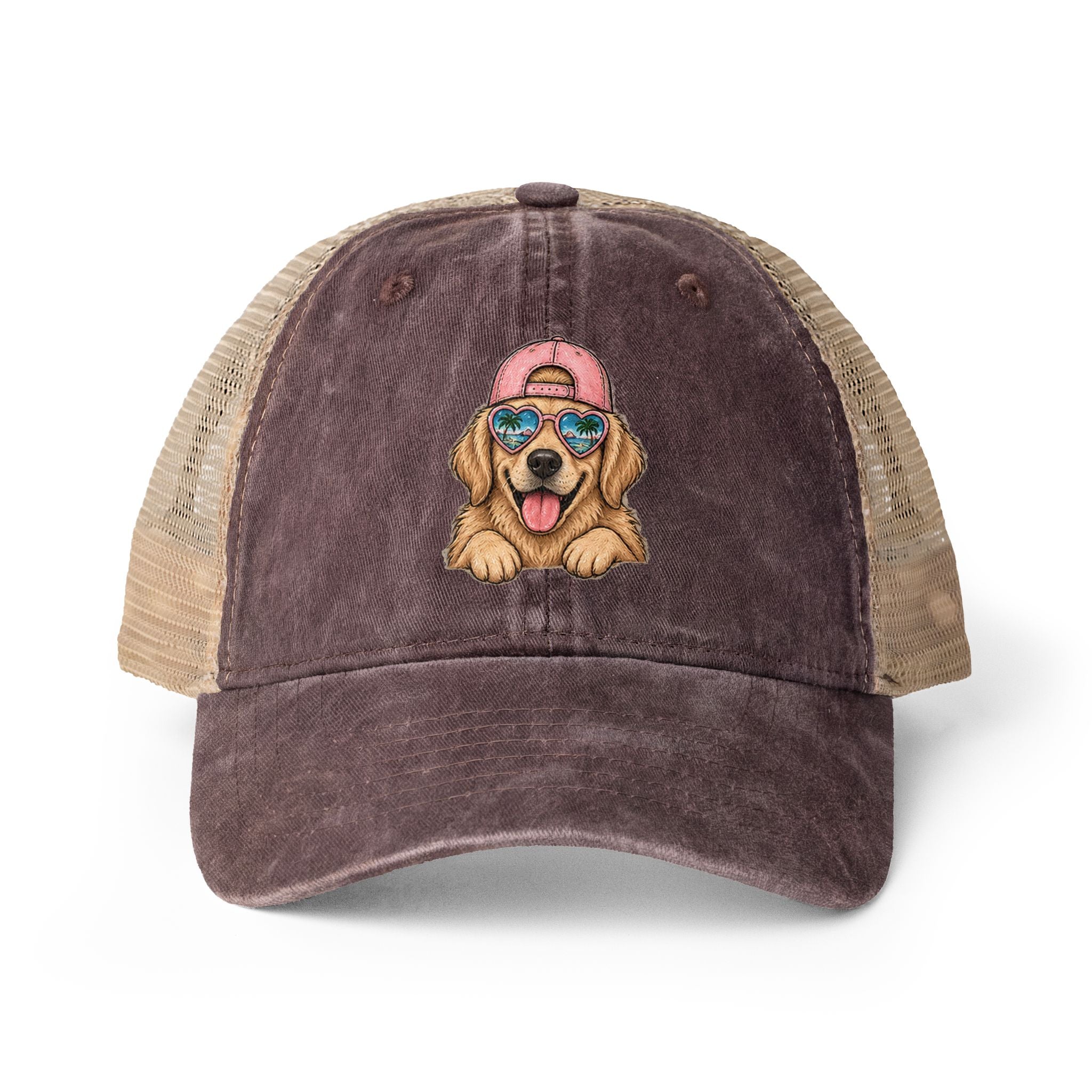 Beach Pup Ponytail Hat