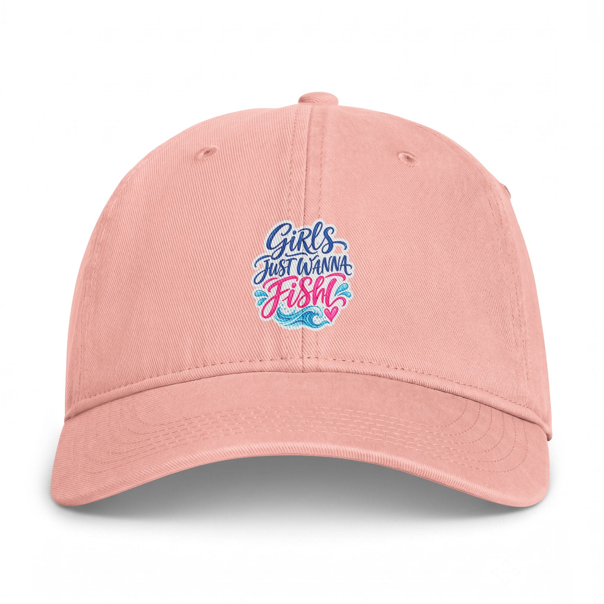 Girls Just Wanna Fish Coastal Washed Cap