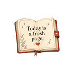 Today Is a Fresh Page Sticker