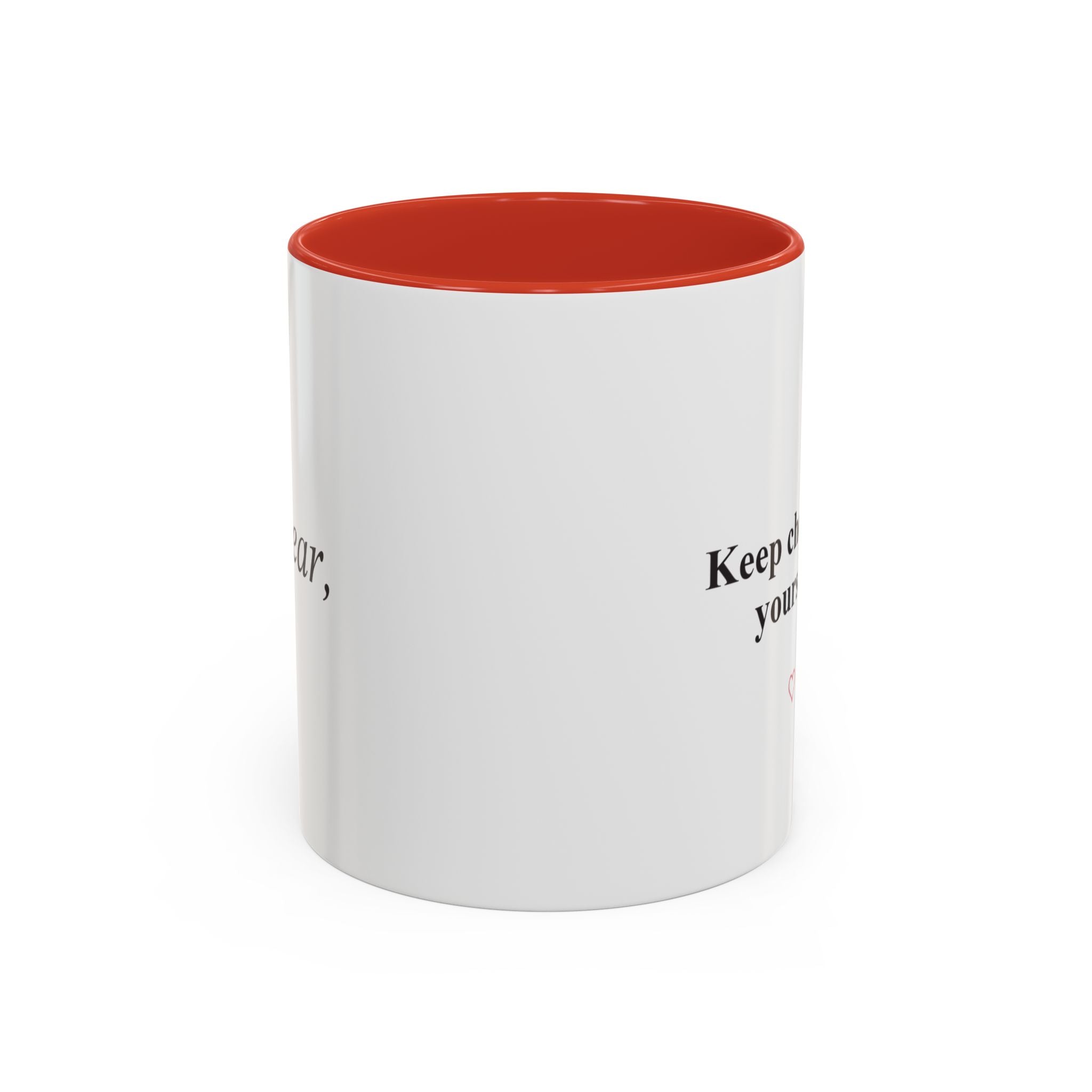 Keep Choosing Yourself Accent Coffee Mug