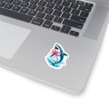 Pink Bow Shark Sticker 🎀🦈