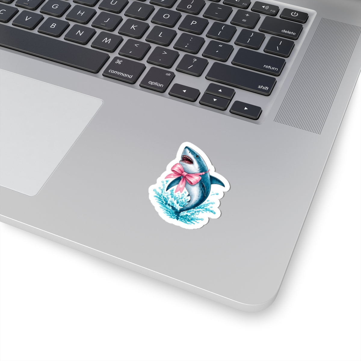 Pink Bow Shark Sticker 🎀🦈
