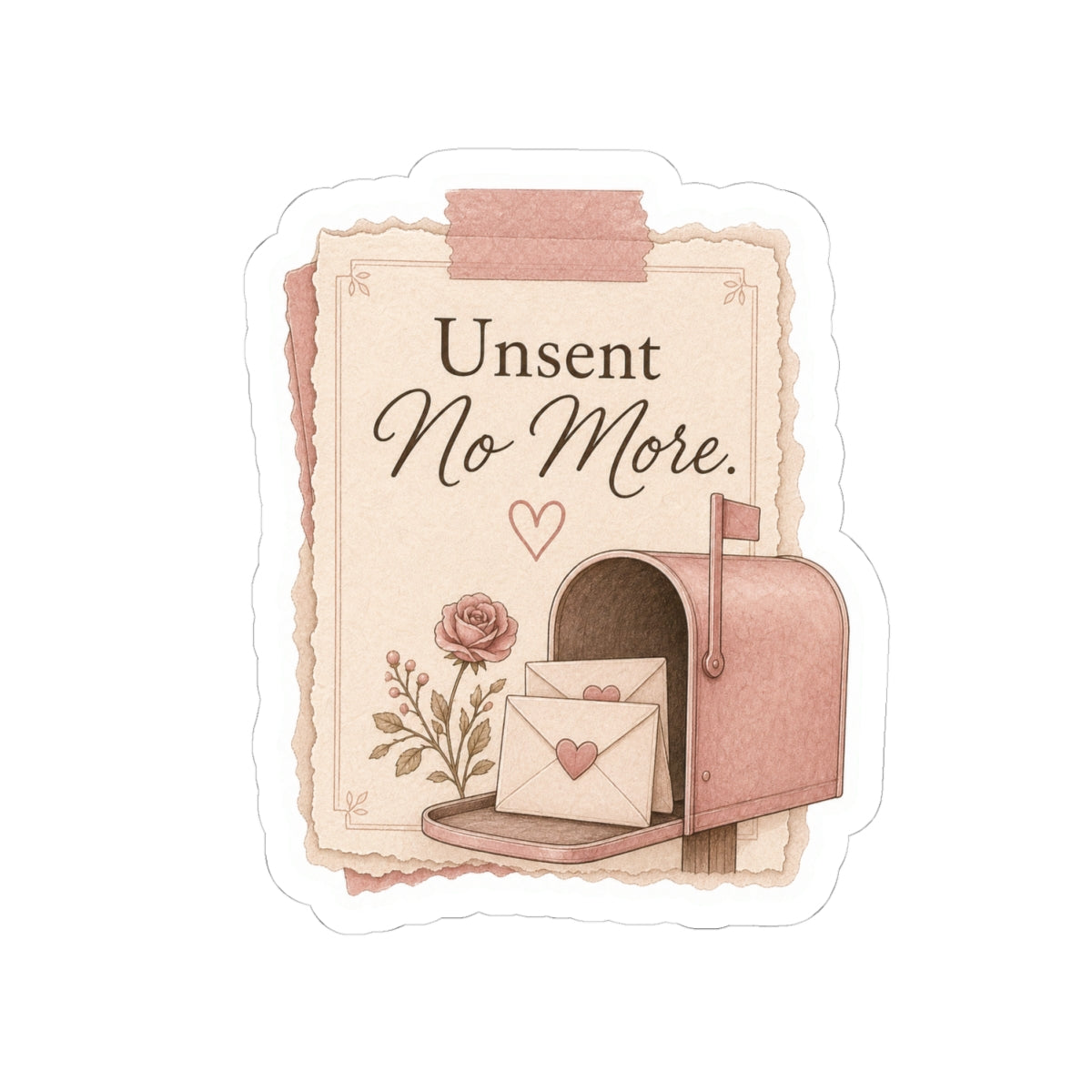 Unsent No More Sticker