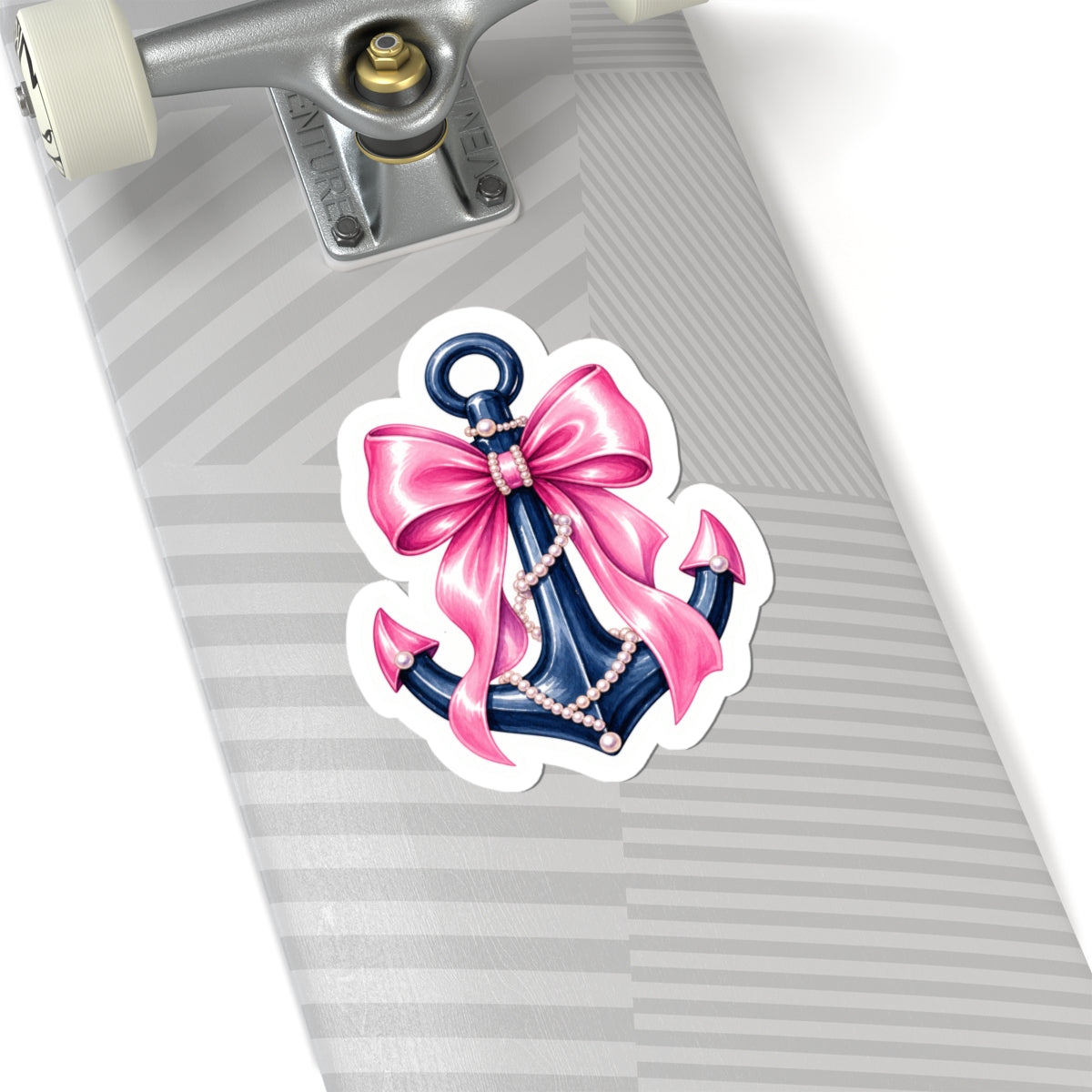 Pink Bow Anchor Sticker 🎀⚓️