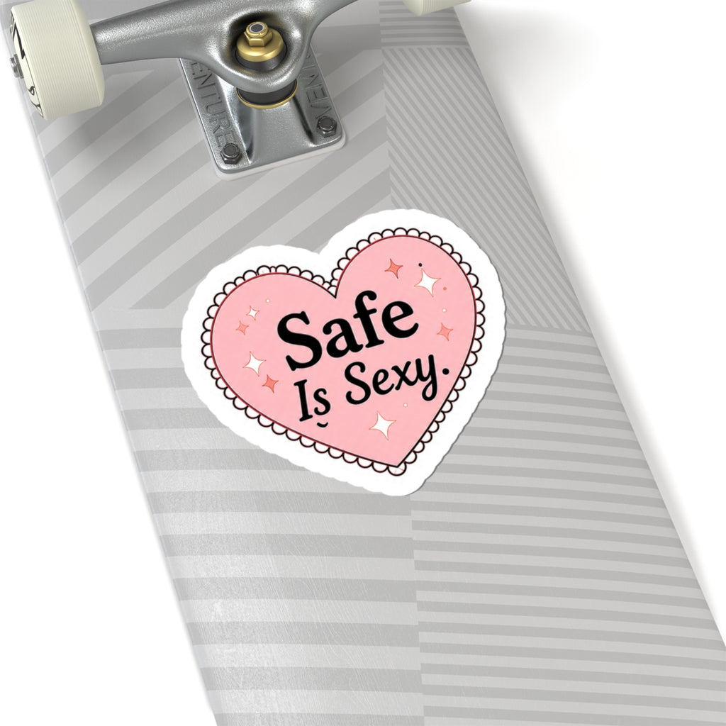 Safe Is Sexy Heart Sticker
