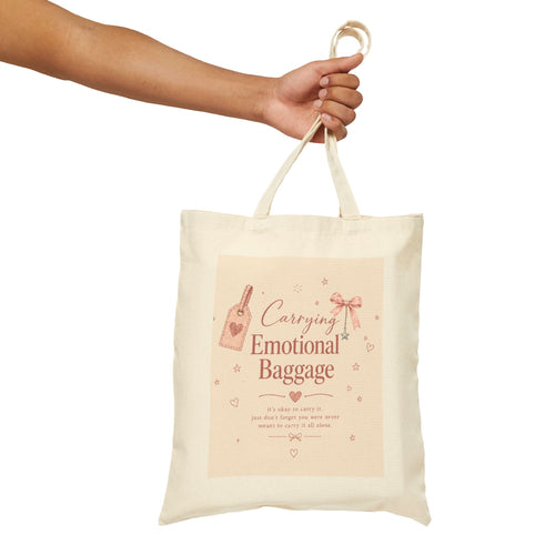 Carrying Emotional Baggage Tote Bag