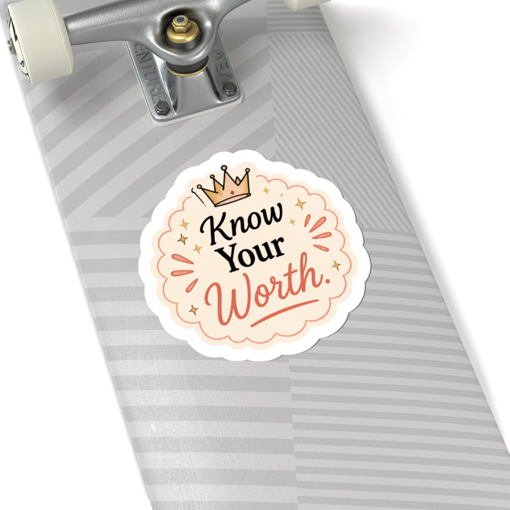 Know Your Worth Sticker