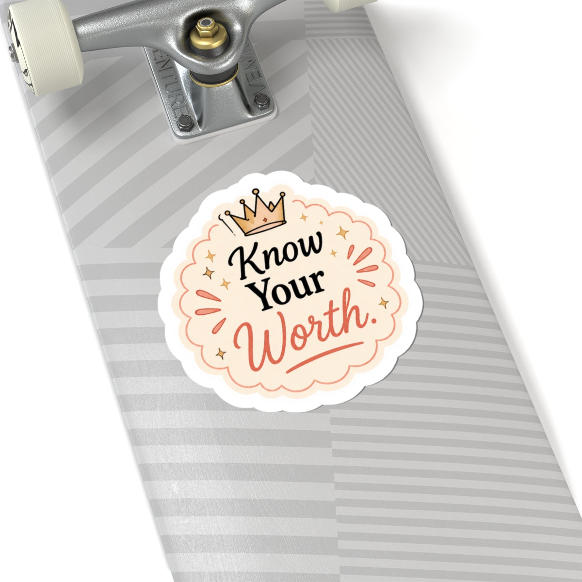 Know Your Worth Sticker