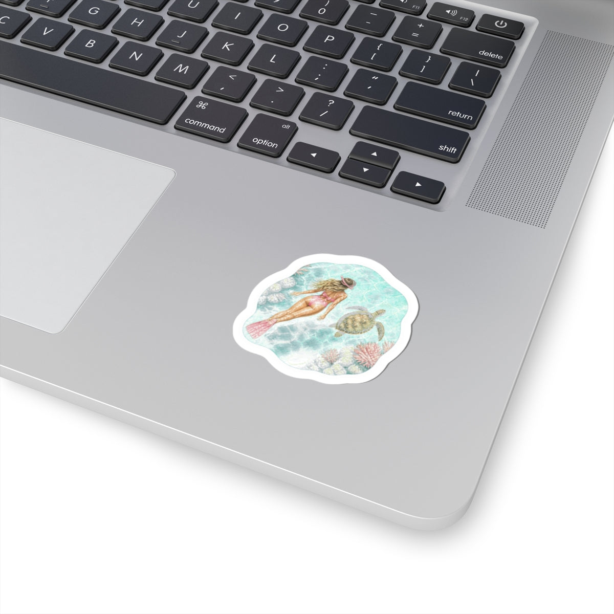 Mermaid & Sea Turtle Sticker