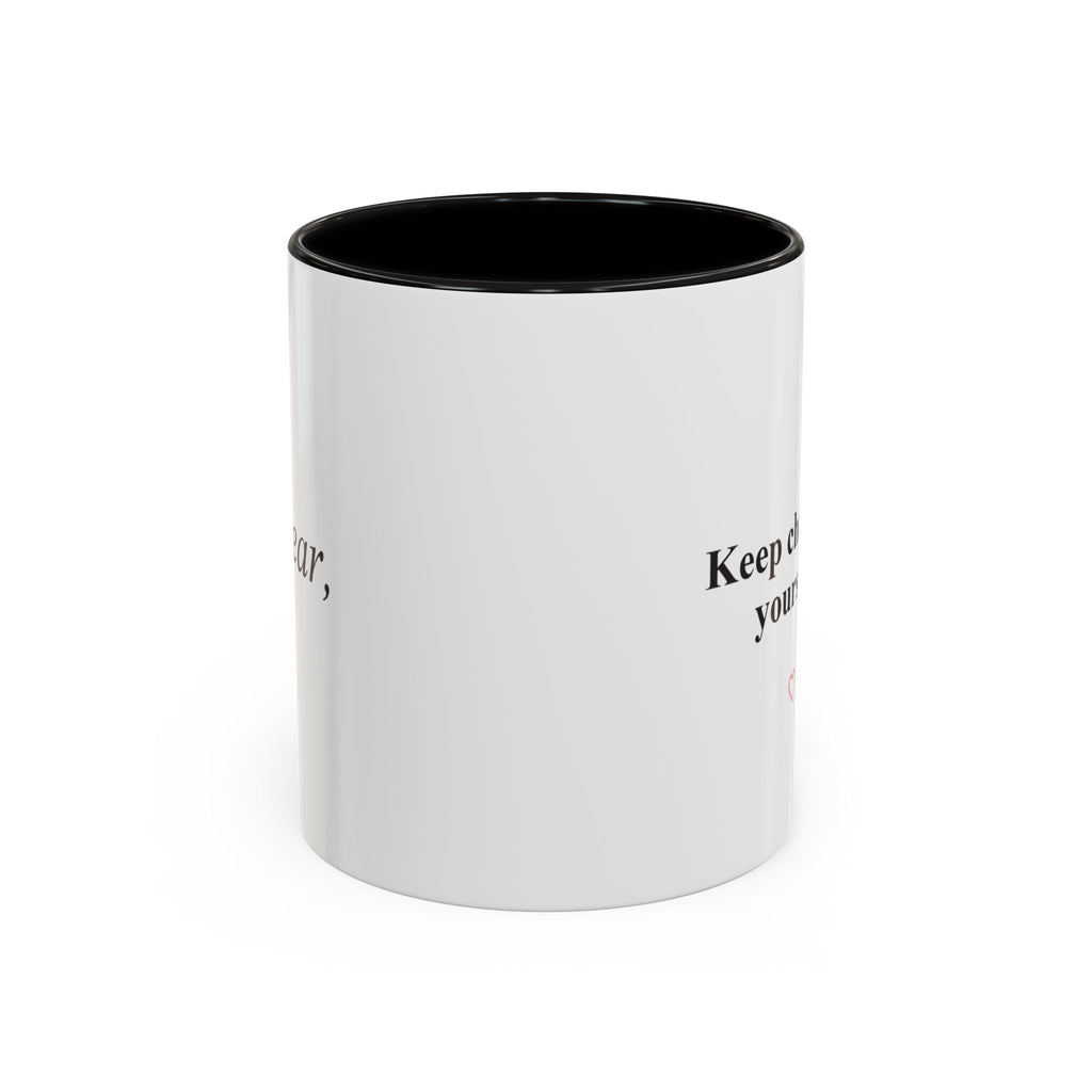 Keep Choosing Yourself Accent Coffee Mug