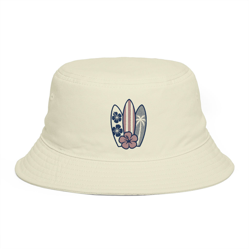 Surfboard Floral Bucket Hat