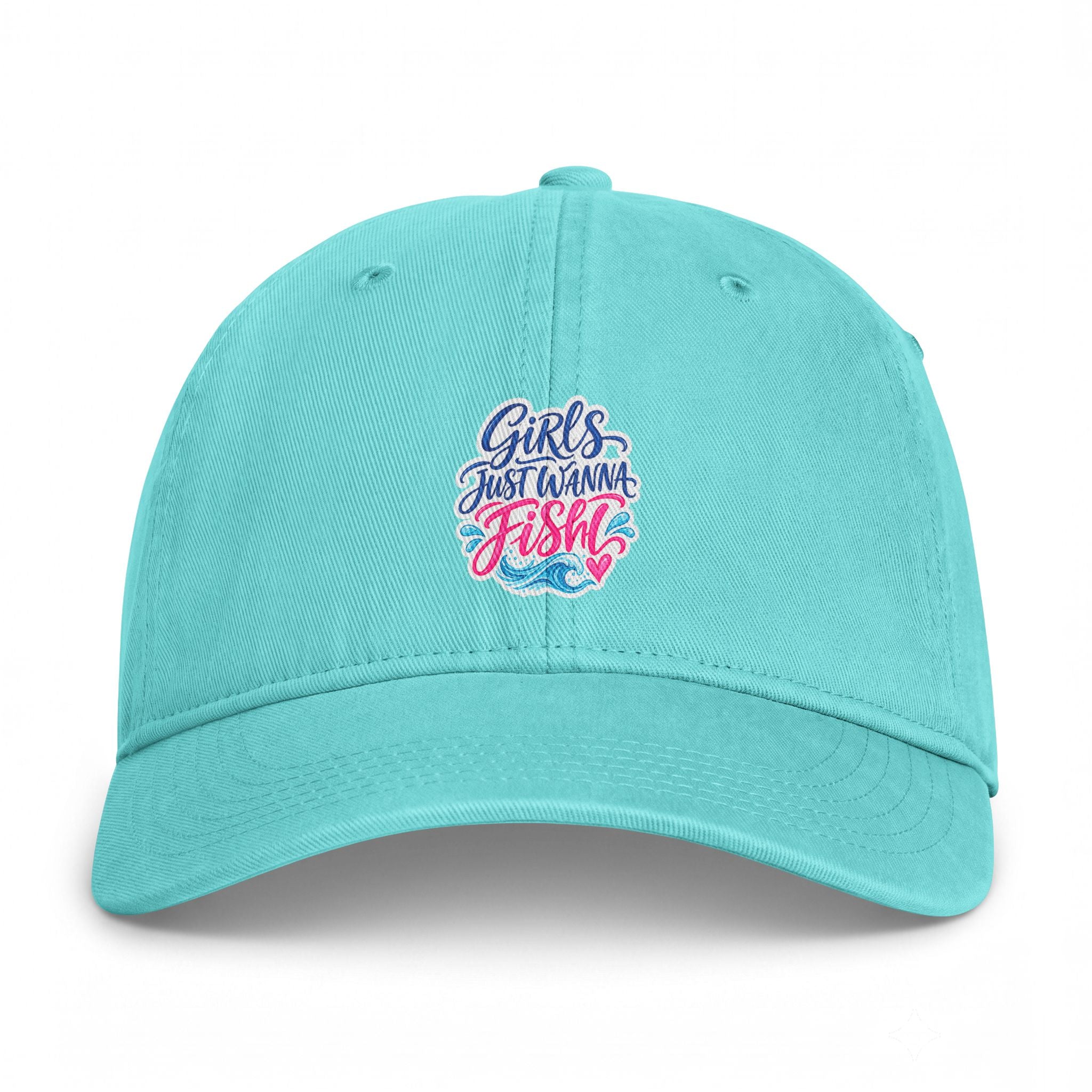 Girls Just Wanna Fish Coastal Washed Cap