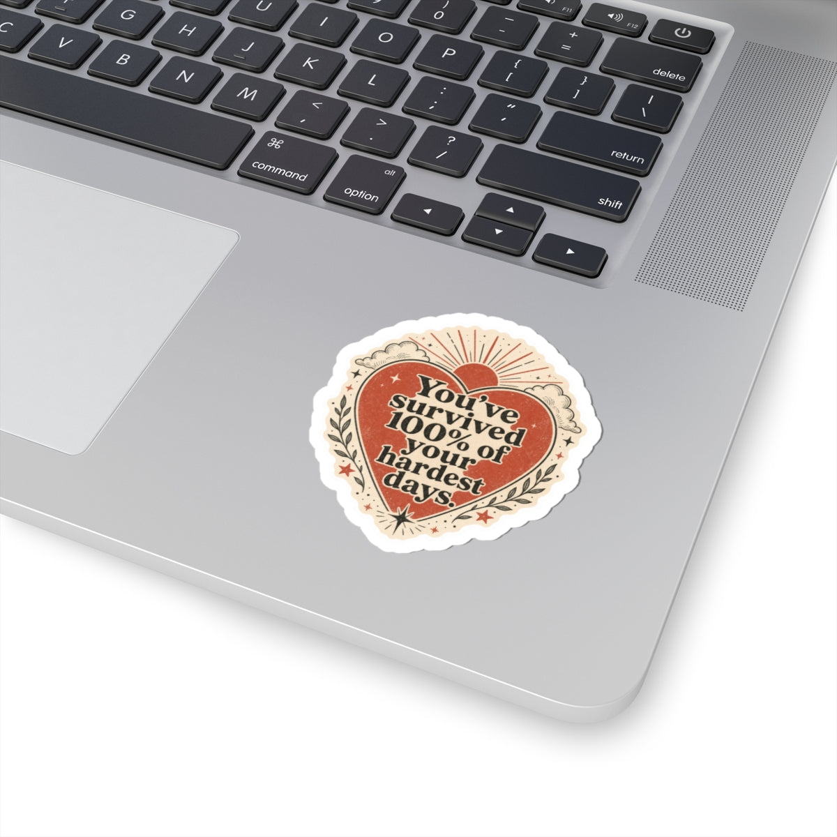 Welcome Home Cottage Sticker — Cute Housewarming Kiss-Cut Vinyl Sticker