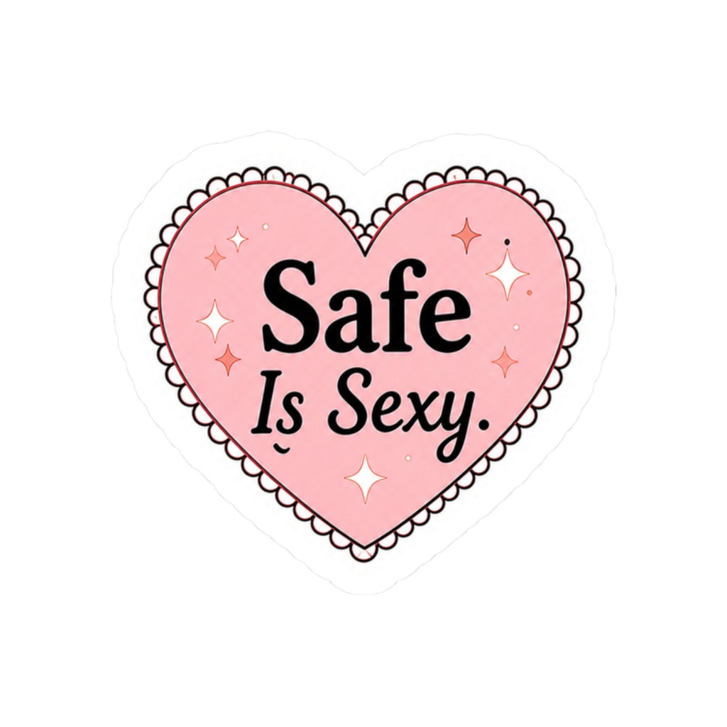 Safe Is Sexy Heart Sticker