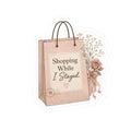 Shopping While I Stayed Sticker