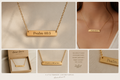 Psalm 46:5 Horizontal Bar Necklace