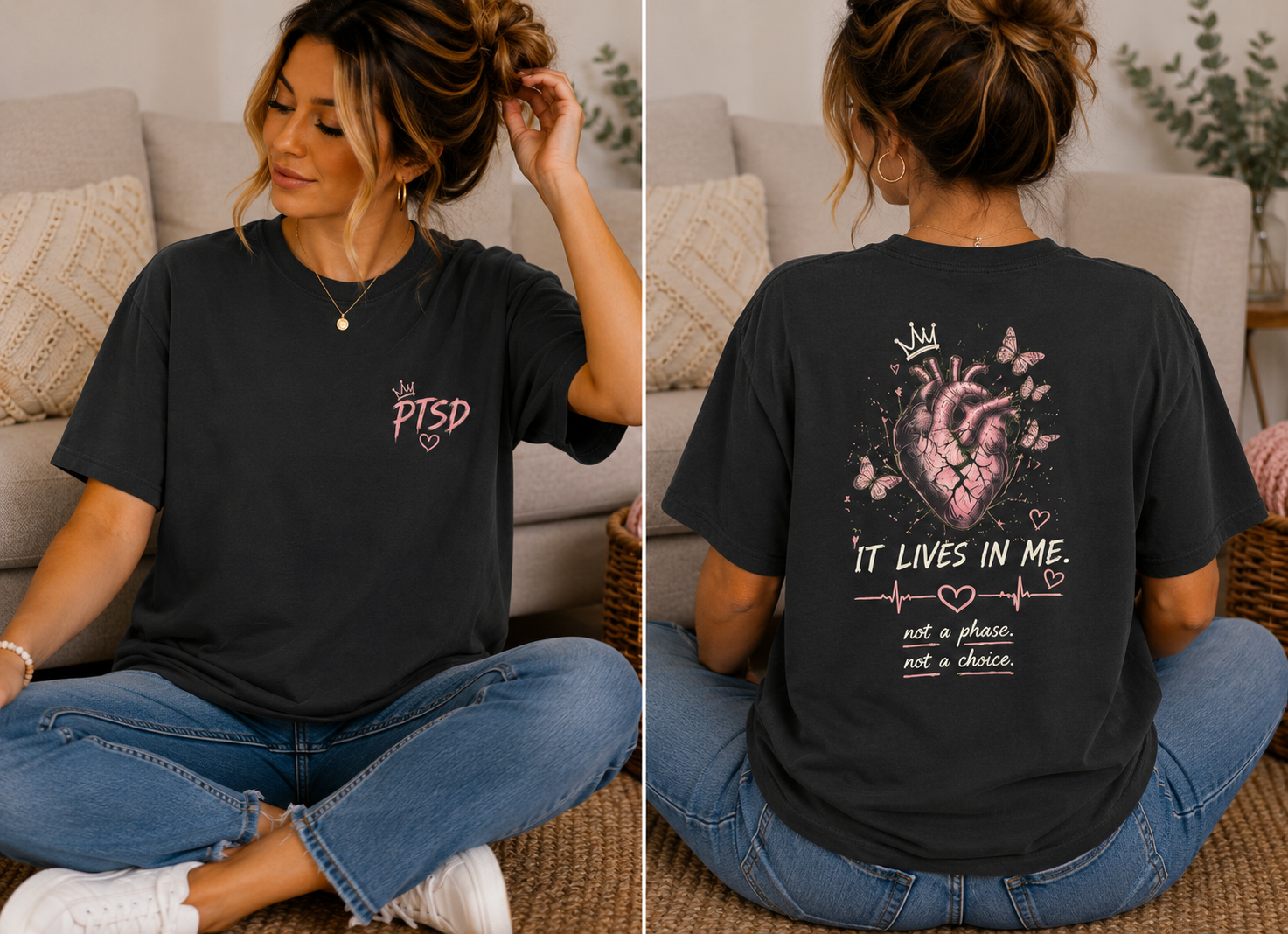 It Lives in Me - PTSD Tee