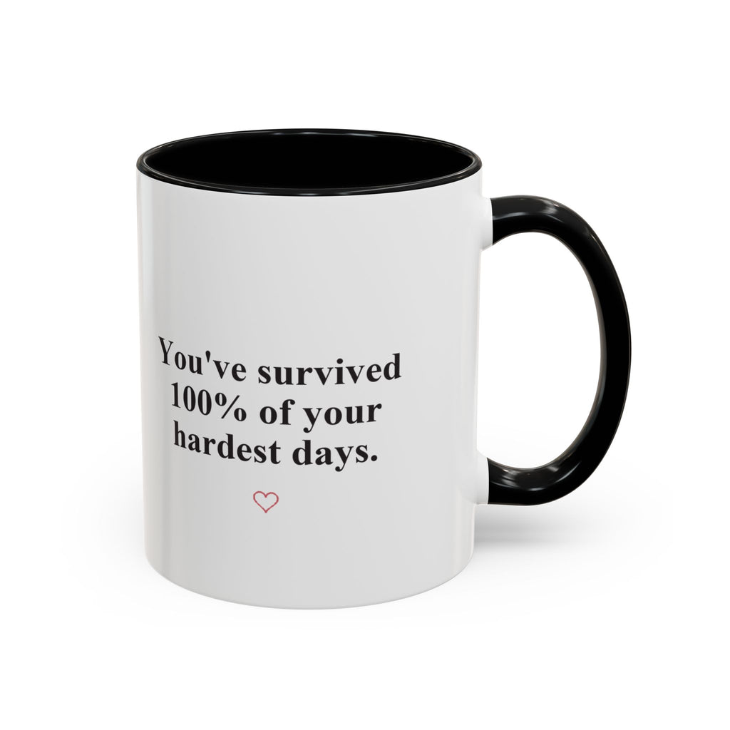 You’ve Survived 100% of Your Hardest Days Coffee Mug