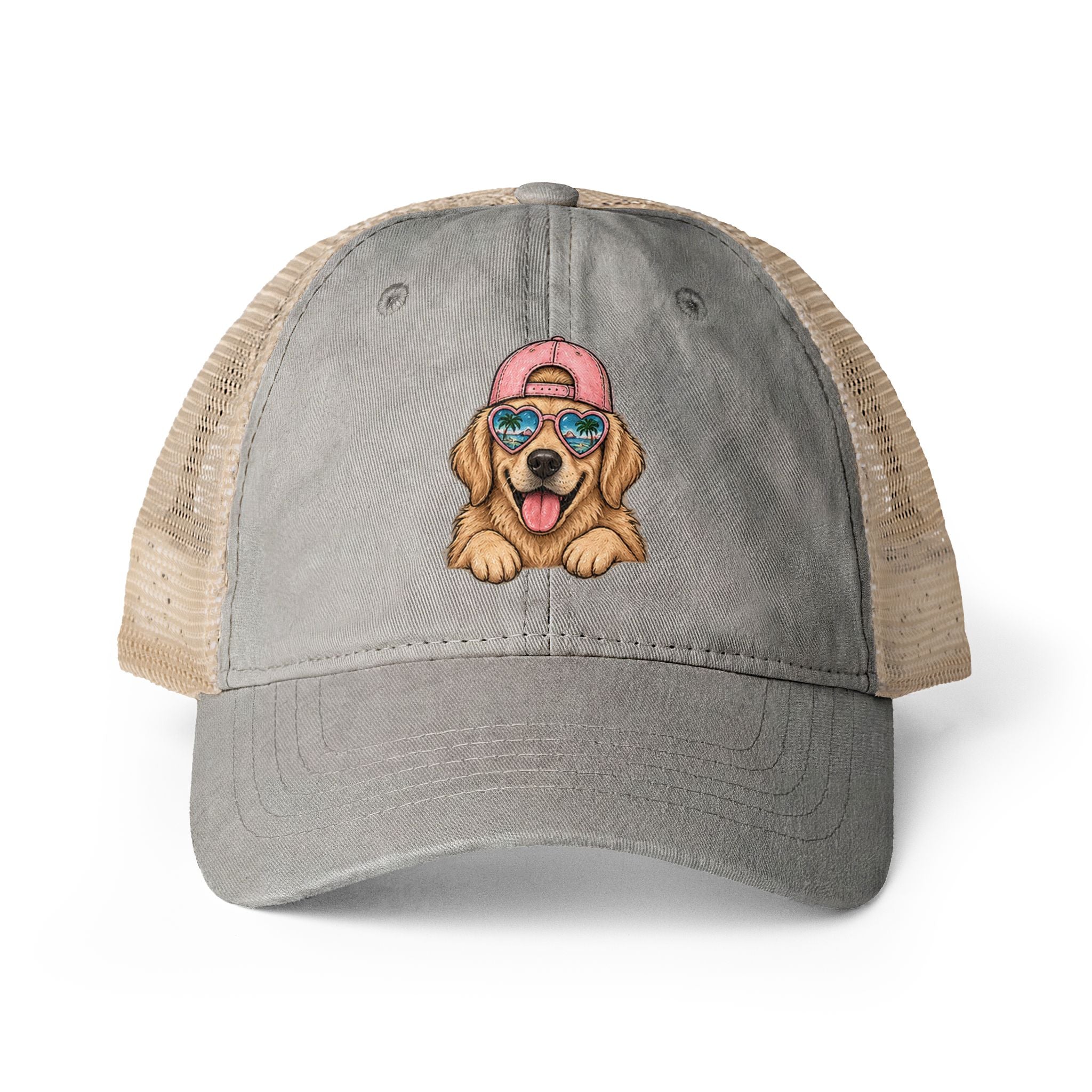 Beach Pup Ponytail Hat