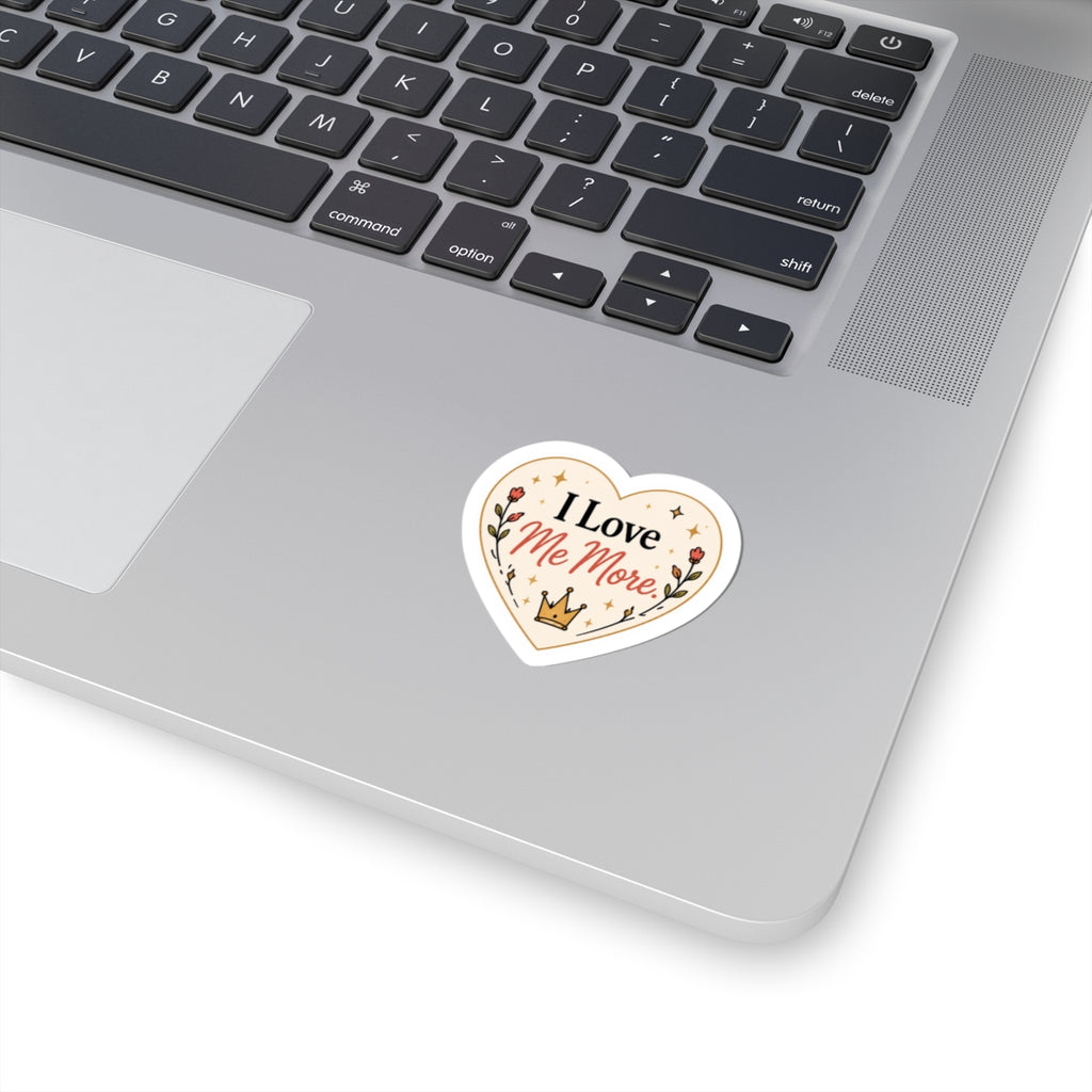 I Love Me More Heart Sticker