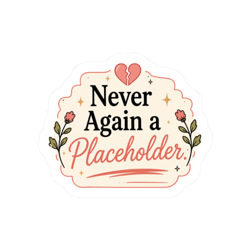 Never Again a Placeholder Sticker