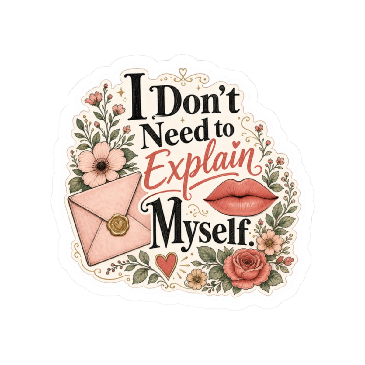 I Don't Need to Explain Myself Sticker