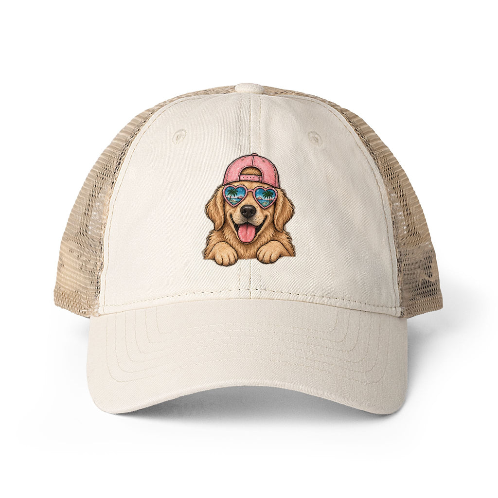 Beach Pup Ponytail Hat