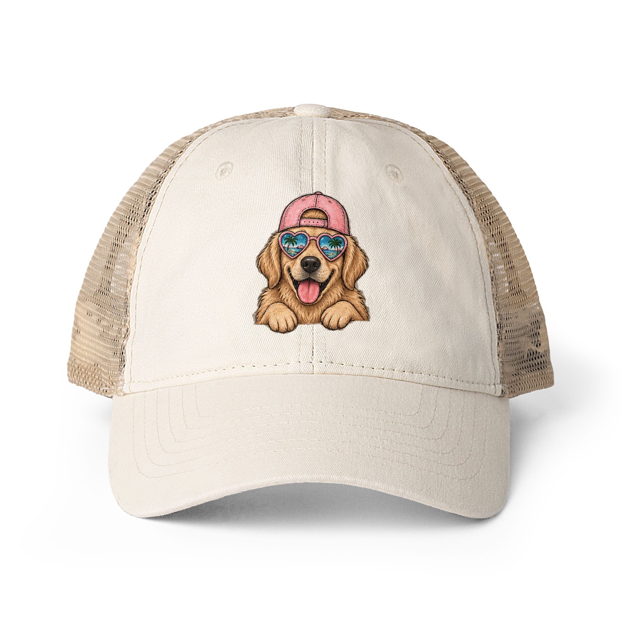 Beach Pup Ponytail Hat