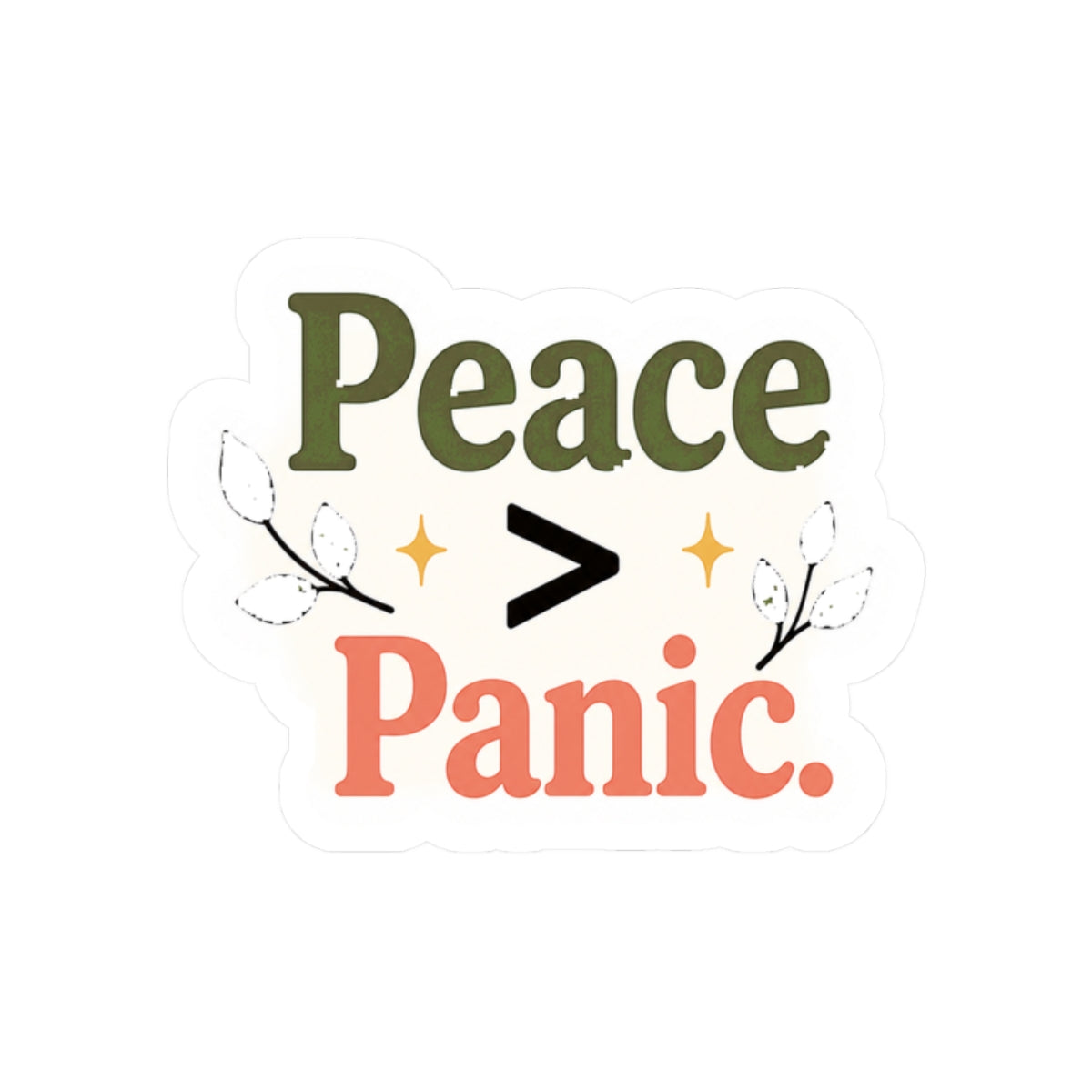 Peace > Panic Sticker