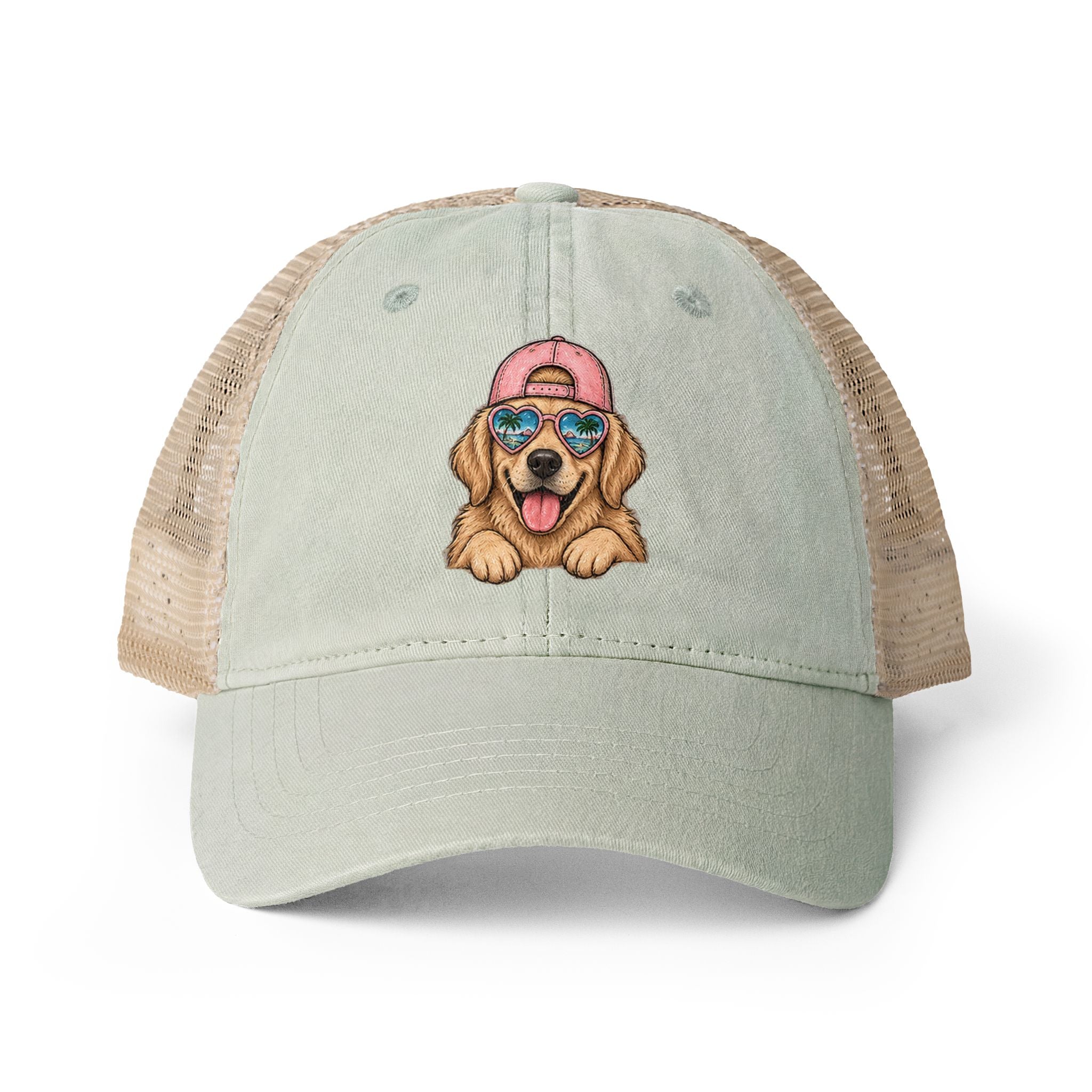 Beach Pup Ponytail Hat