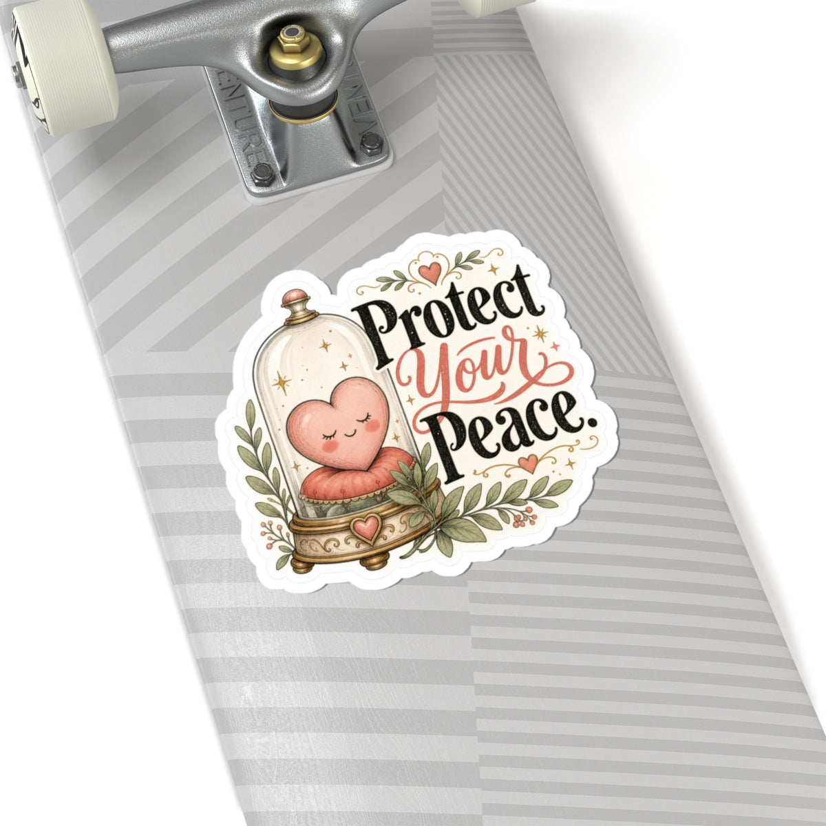 Protect Your Peace Heart Sticker