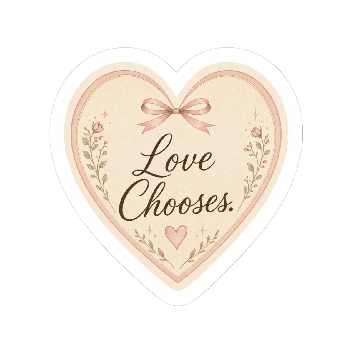 Love Chooses Sticker