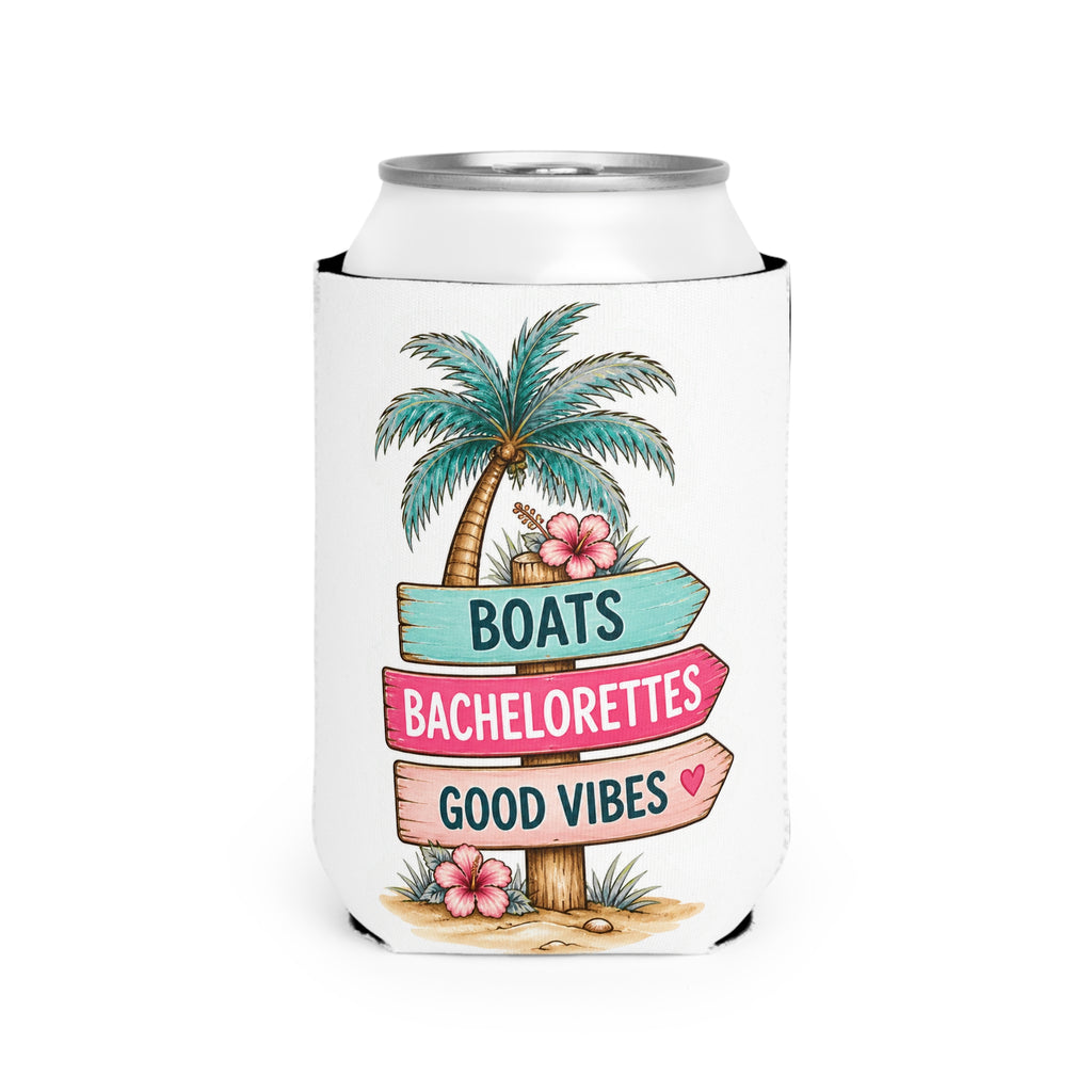 Boat Bach Boats, Bachelorette, & Good Vibes Koozie