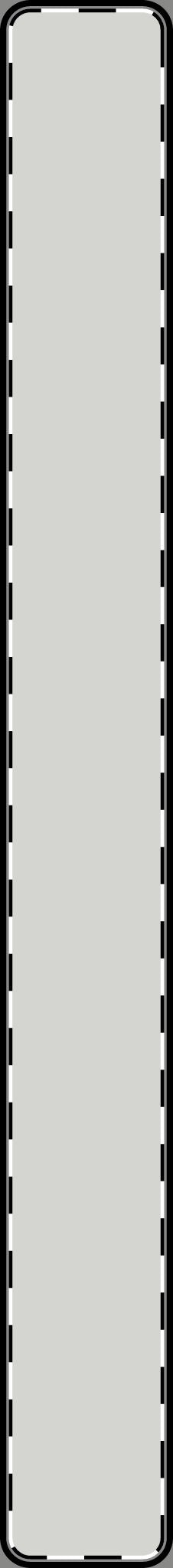 Chosen Cross Vertical Bar Pendant