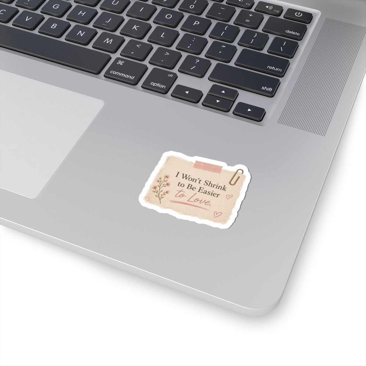 I Won’t Shrink to Be Easier to Love Sticker