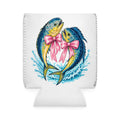 Fish Duo with Pink Bows Koozie