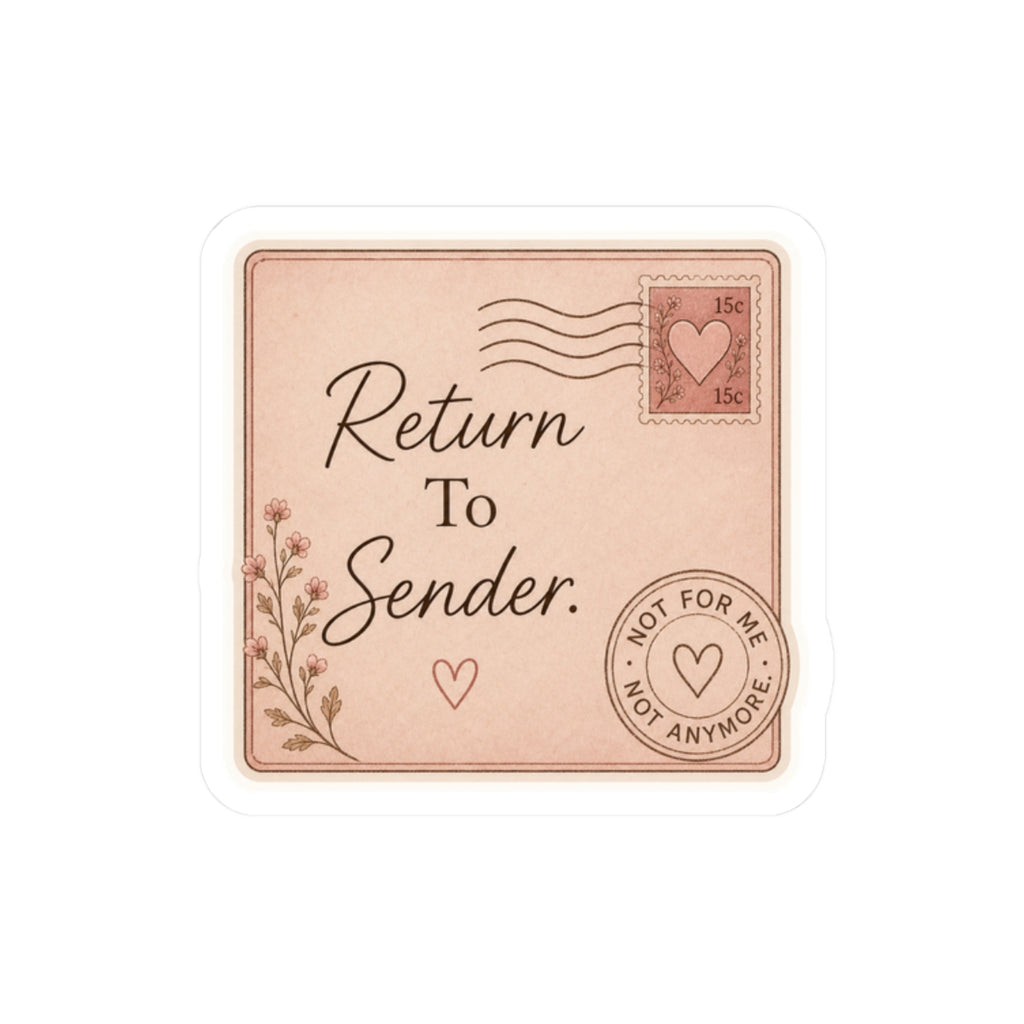 Return to Sender Sticker