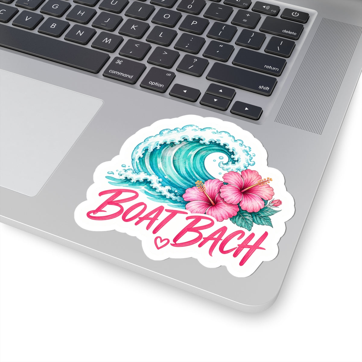 Boat Bach Tropical Wave Sticker 🌊🌺💗
