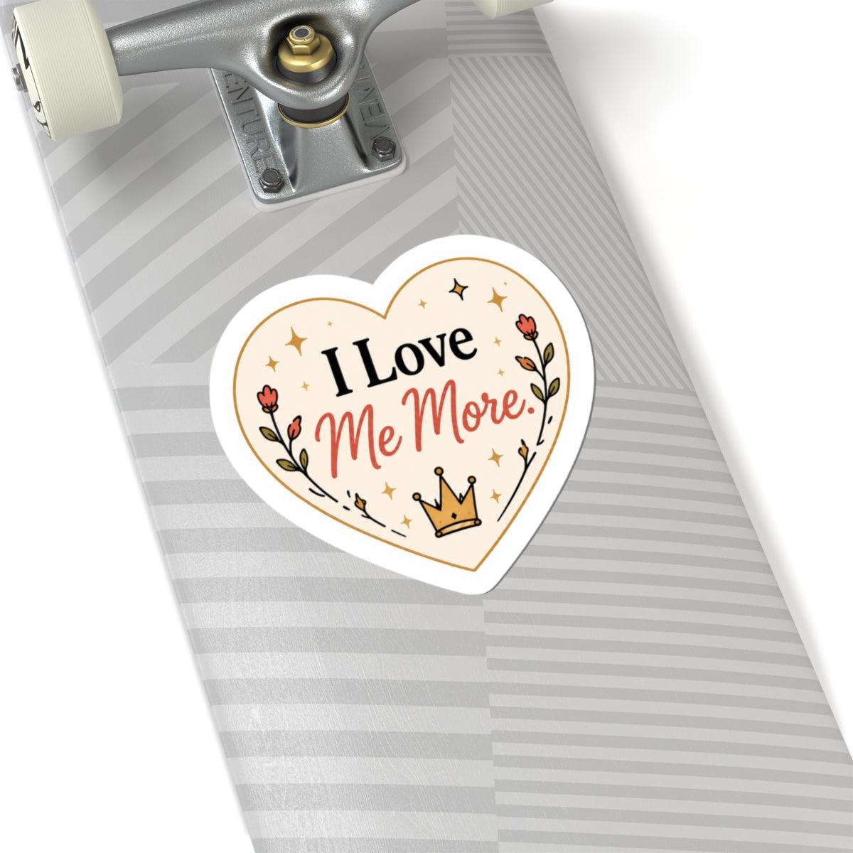 I Love Me More Heart Sticker