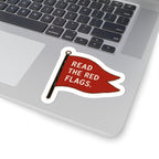 Read the Red Flags Sticker