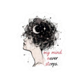 My Mind Never Stops Sticker