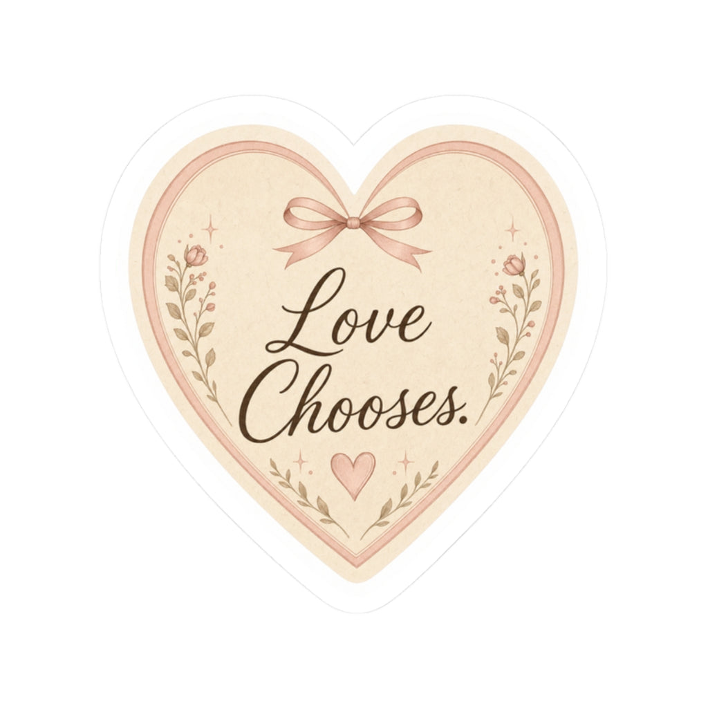 Love Chooses Sticker