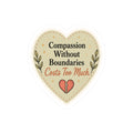 Heart Sticker — "Compassion Without Boundaries Costs Too Much" Inspirational Vinyl Decal