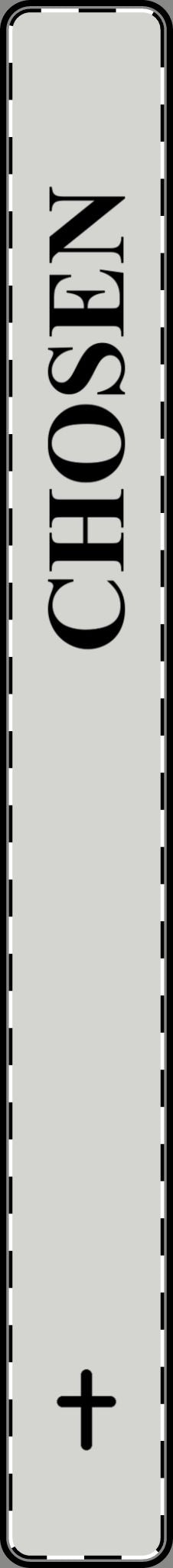 Chosen Cross Vertical Bar Pendant