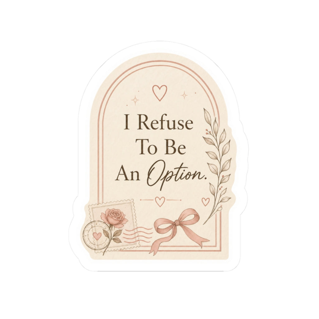 I Refuse To Be An Option Sticker