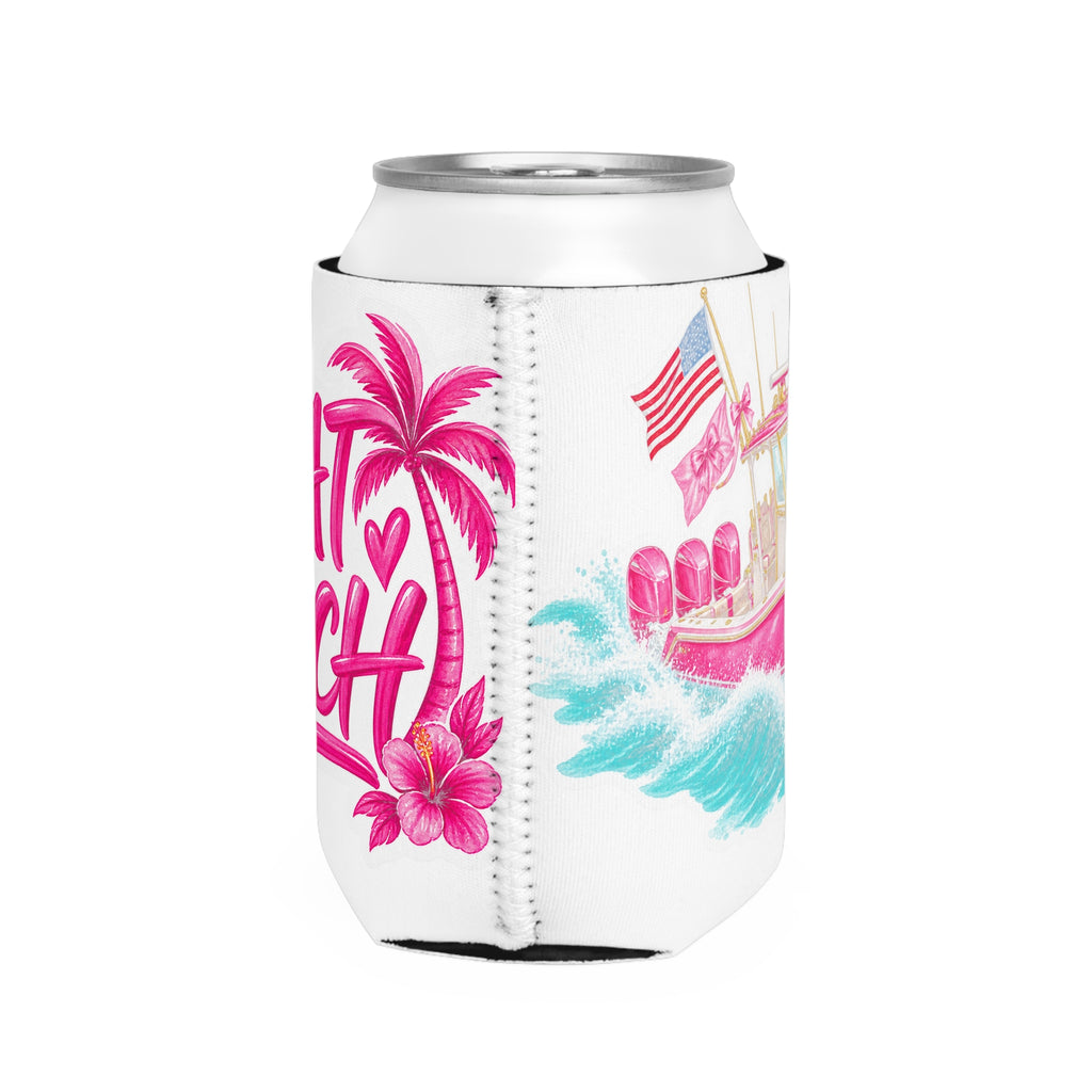 Boat Bach Pink Boat Koozie