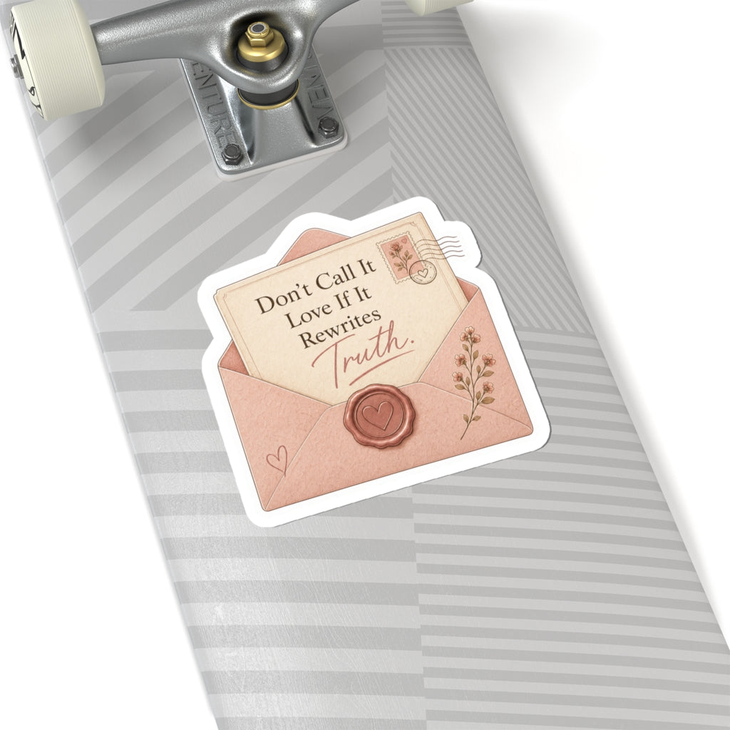 Don't Call It Love If It Rewrites Truth Sticker