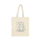 "Spilling the Tea" Canvas Tote Bag