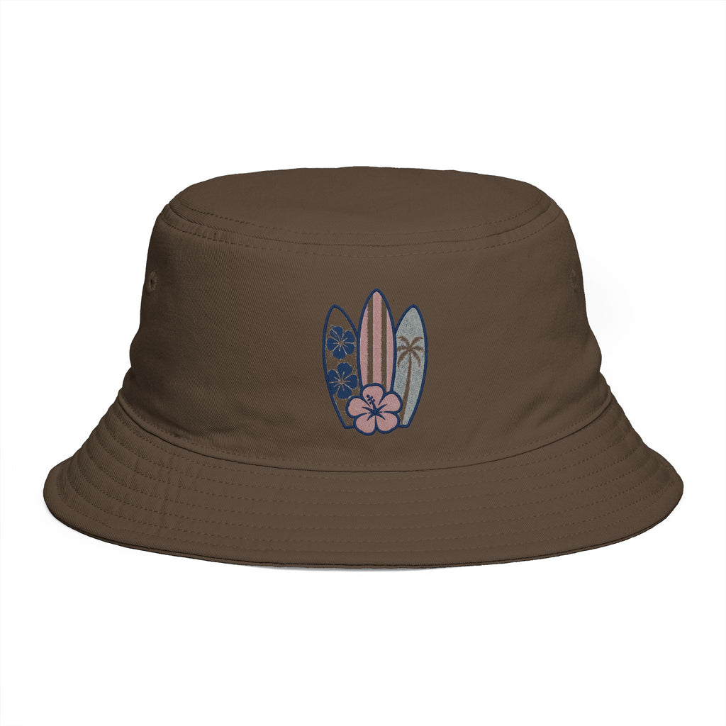 Surfboard Floral Bucket Hat