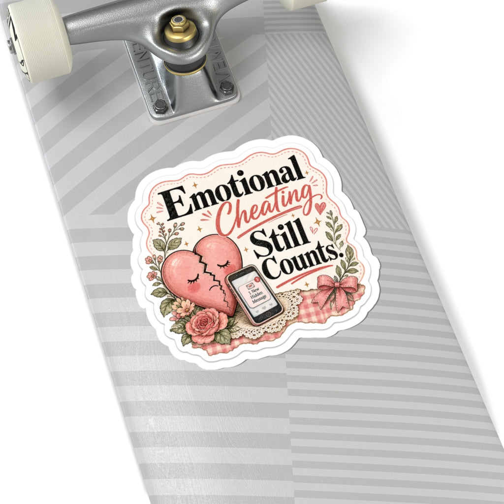 Emotional Cheating Still Counts Sticker